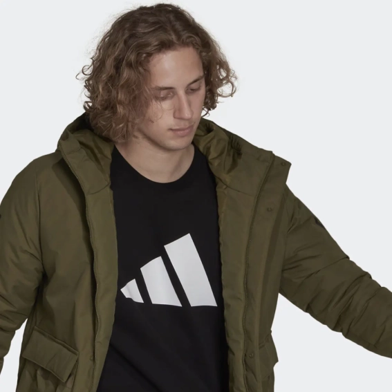 Пуховик Adidas Utilitas 3-Stripes GT1691 фото 3 — інтернет-магазин Tapok