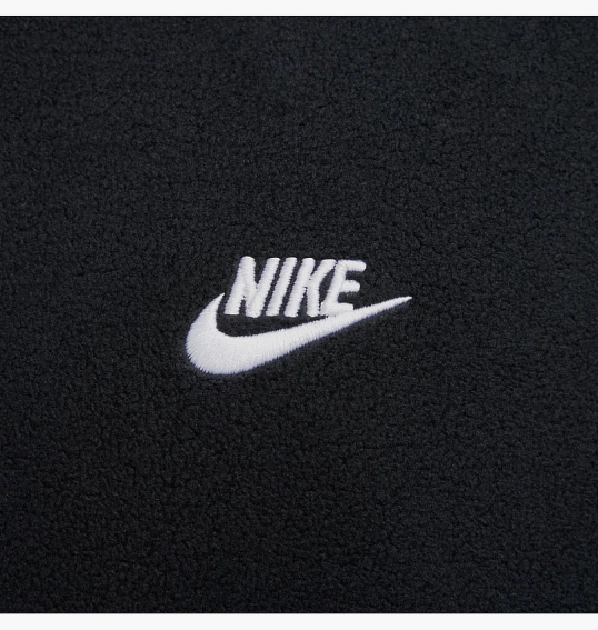 Худые мужские Nike Club Winterized Hoodie Black FZ0660-010 фото 4 — интернет-магазин Tapok