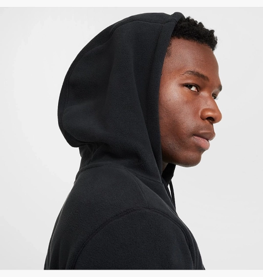 Худые мужские Nike Club Winterized Hoodie Black FZ0660-010 фото 6 — интернет-магазин Tapok