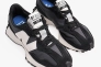 Кросівки чоловічі New Balance Figs X 327 Black/Grey U327FB Фото 4