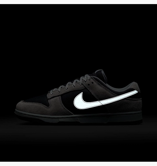 Кроссовки мужские Nike Dunk Low Black/Grey HV2532-001 фото 2 — интернет-магазин Tapok