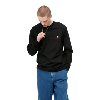 Футболка Carhartt WIP L/S American Script T-Shirt I029955-89XX