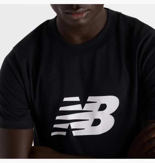Футболка чоловіча New Balance Sport Jersey Logo Black MT43906BK M MT43906BK фото 4 — інтернет-магазин Tapok