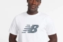 Футболка чоловіча New Balance Sport Jersey Logo White MT43906WT M MT43906WT Фото 4