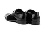 Мужские туфли замшевые весна/осень черные Slat 19401 на шнурках Фото 4