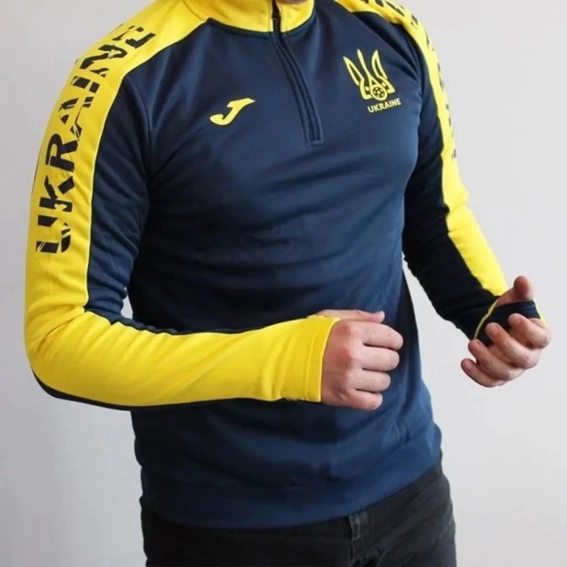 Джемпер Joma FOOTBALL UKRAINE Синій AT102366A339 фото 1 — інтернет-магазин Tapok