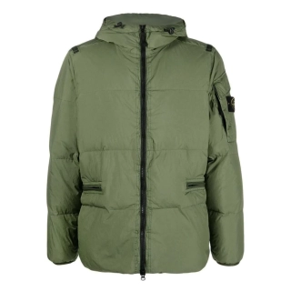 Пуховик STONE ISLAND CRINKLE REPS DOWN JACKET GREEN 771540223 v0058