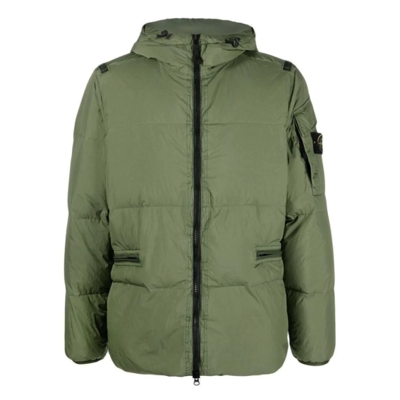 Пуховик STONE ISLAND CRINKLE REPS DOWN JACKET GREEN 771540223 v0058 фото 1 — інтернет-магазин Tapok