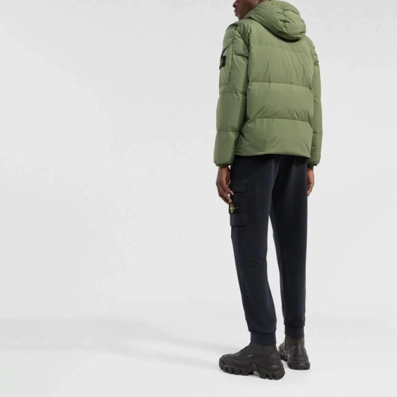 Пуховик STONE ISLAND CRINKLE REPS DOWN JACKET GREEN 771540223 v0058 фото 3 — інтернет-магазин Tapok