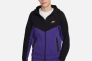 Толстовка Nike Tech Fleece zip (purple/black) HF4432-504 Фото 1
