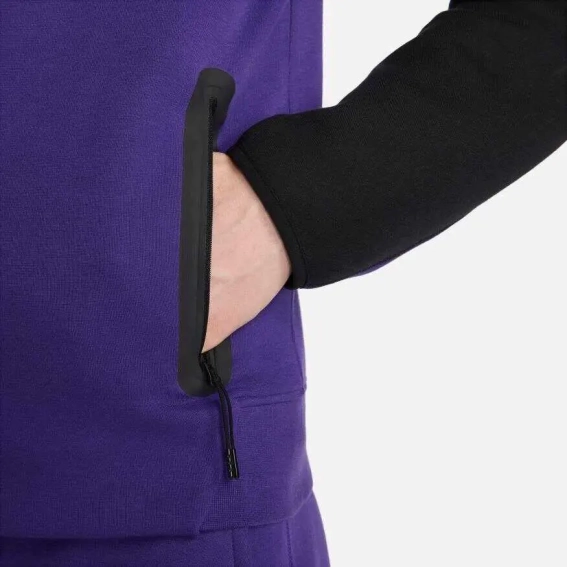 Толстовка Nike Tech Fleece zip (purple/black) HF4432-504 фото 5 — интернет-магазин Tapok