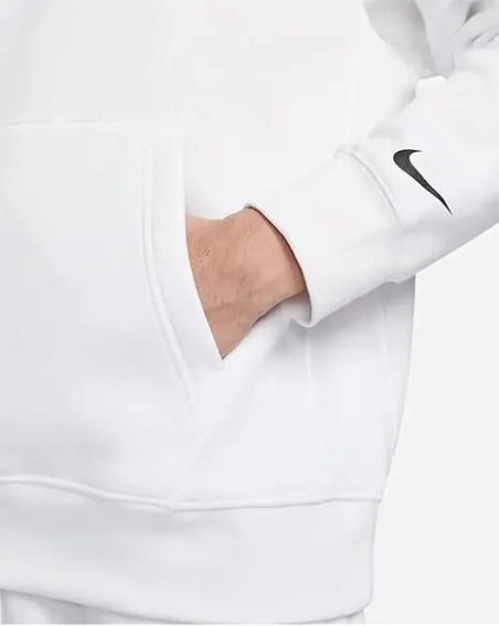 Толстовка Nike Tech Fleece zip(white/red) DR9273-100 фото 3 — интернет-магазин Tapok
