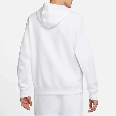 Толстовка Nike Tech Fleece zip(white/red) DR9273-100 фото 4 — интернет-магазин Tapok