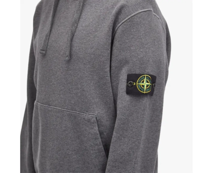 Худые Stone Island Cotton Fleece Garment Dyed Hoodie 811564151-V0M67 фото 2 — интернет-магазин Tapok