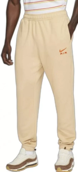 Штани NIKE NSW AIR FLEECE JOGGERS BEIGE DV9845-252 фото 1 — інтернет-магазин Tapok
