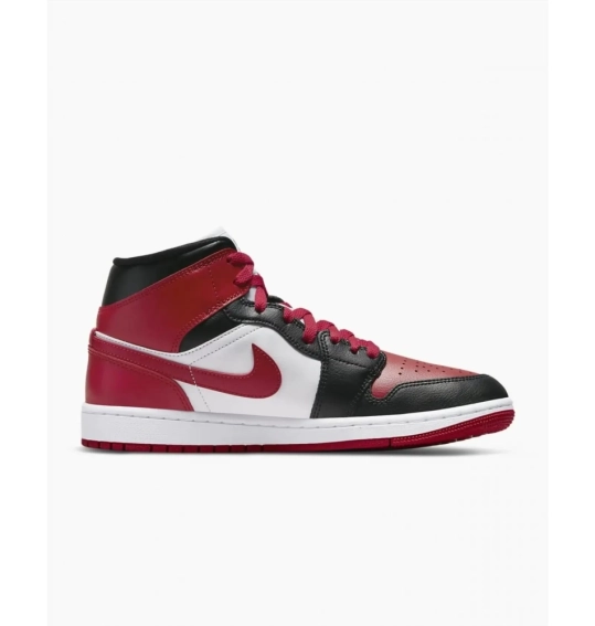 Кросівки жіночі Jordan 1 Mid Bred Toe (BQ6472-079) фото 4 — інтернет-магазин Tapok
