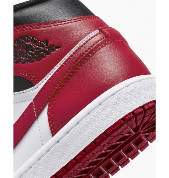 Кросівки жіночі Jordan 1 Mid Bred Toe (BQ6472-079) фото 9 — інтернет-магазин Tapok