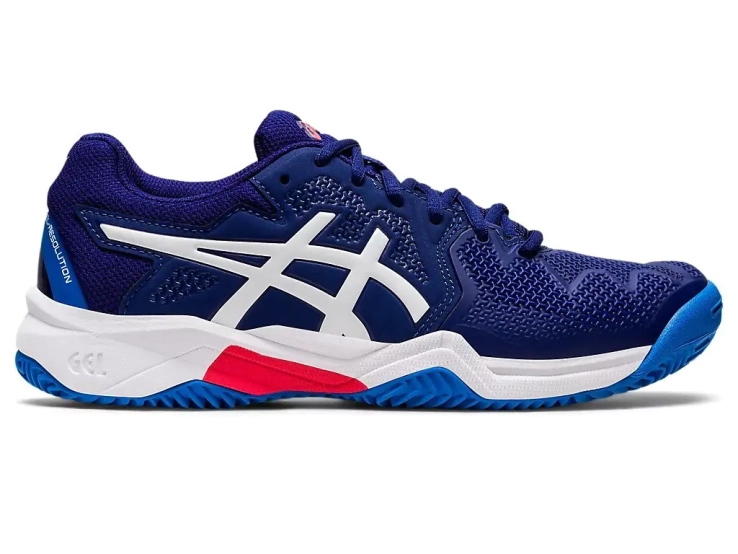 Кросівки Asics Gel-Resolution 8 clay Синьо-білий фото 5 — інтернет-магазин Tapok