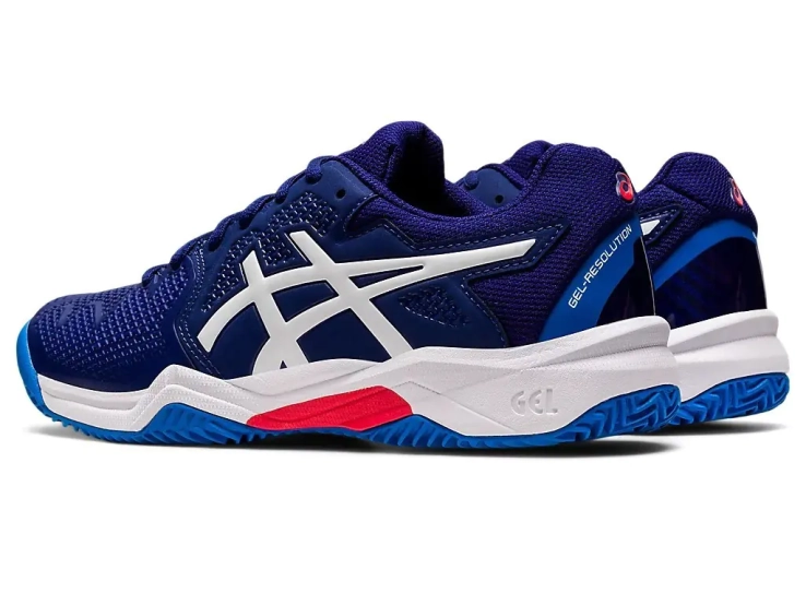 Кросівки Asics Gel-Resolution 8 clay Синьо-білий фото 6 — інтернет-магазин Tapok