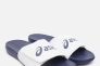Чоловічі шльопанці Asics AS002 Синьо-білий Фото 2