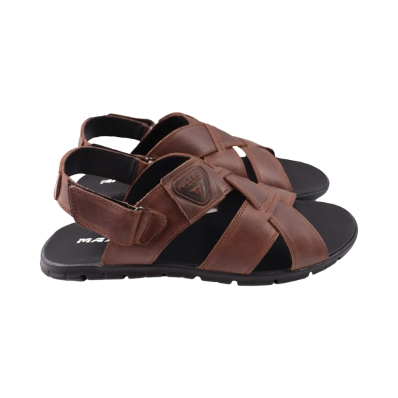 Сандали мужские Maxus shoes коричневые натуральная кожа 145-24LBC фото 1 — інтернет-магазин Tapok