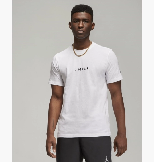 Футболка чоловіча Air Jordan Air Tee White Dm3182-100 фото 2 — інтернет-магазин Tapok