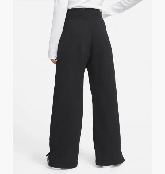 Брюки Nike Sportswear Phoenix Fleece High-Rise Wide-Leg Pants Black Dq5615-010 фото 3 — интернет-магазин Tapok