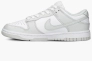 Кроссовки Nike Dunk Low White/Grey DD1503-103 Фото 1