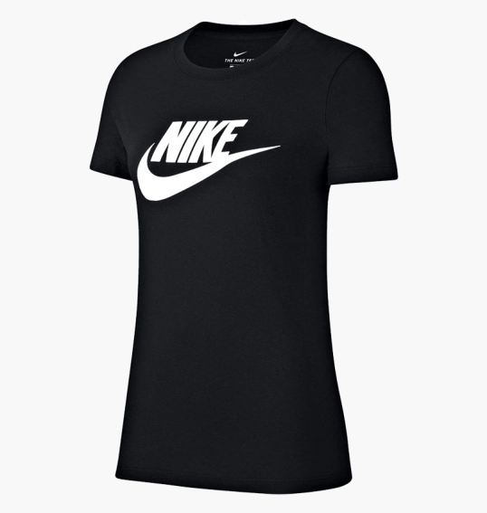 Футболка Nike W Nsw Tee Essntl Icon Futur Black BV6169-010 фото 1 — интернет-магазин Tapok