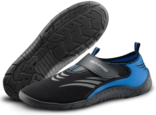 Аквашузи Aqua Speed AQUA SHOE MODEL 27B 7607 чорний, сірий, синій Уні 35 642-27B