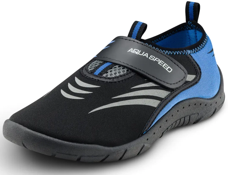 Аквашузи Aqua Speed AQUA SHOE MODEL 27B 7607 чорний, сірий, синій Уні 35 642-27B фото 3 — інтернет-магазин Tapok