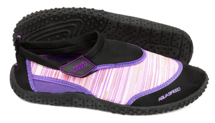 Аквашузи Aqua Speed AQUA SHOE MODEL 2A 6540 чорний, рожевий Діт 26 673-2A фото 3 — інтернет-магазин Tapok