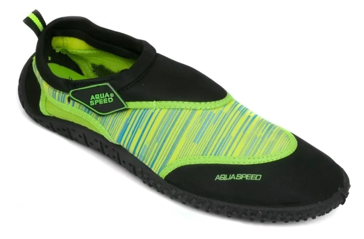 Аквашузи Aqua Speed AQUA SHOE MODEL 2B 6556 чорний, зелений Діт 24 673-2B фото 2 — інтернет-магазин Tapok