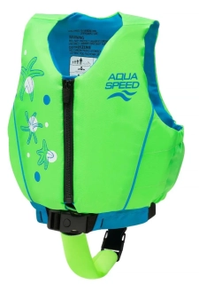 Жилетка для плавания Aqua Speed Swim Star 61131 бирюзовый, салатовый Дет 15-19 кг 627-03