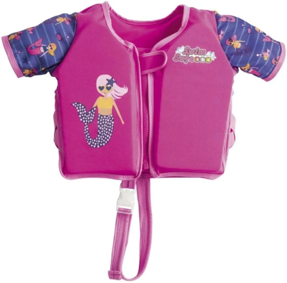 Жилетка для плавания Aqua Speed Swim Vest With Sleeves 32147-03 розовый, синий 18-30кг 32147-03 фото 1 — интернет-магазин Tapok