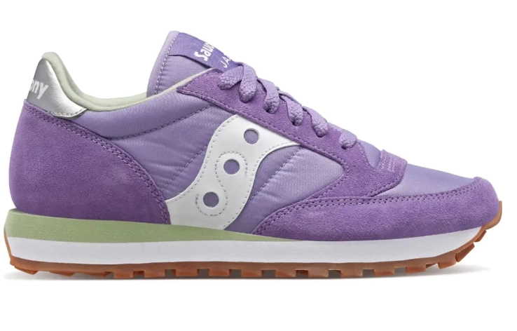 Кроссовки Saucony JAZZ ORIGINAL фиолетовый, белый Жен 37 (6) 22,5см 1044-646 фото 1 — интернет-магазин Tapok