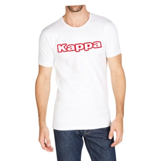 Футболка Kappa T-shirt Mezza Manica Girocollo stampa logo pet белый Муж L K1335 Bianco
