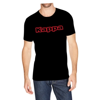 Футболка Kappa T-shirt Mezza Manica Girocollo stampa logo pet черный Муж L K1335 Nero