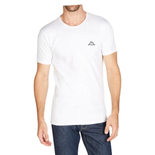Футболка Kappa T-shirt Mezza Manica Girocollo белый Муж L K1304 Bianco