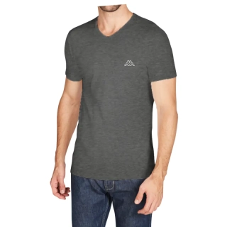 Футболка Kappa T-shirt Mezza Manica Scollo V антрацит Муж L K1311 Antracite