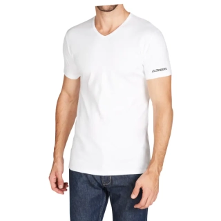 Футболка Kappa T-shirt Mezza Manica Scollo V белый Муж L K1315 Bianco