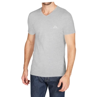 Футболка Kappa T-shirt Mezza Manica Scollo V серый Муж L K1311 GrigioUnito