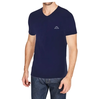 Футболка Kappa T-shirt Mezza Manica Scollo V темно-синий Муж L K1311 BluNavy