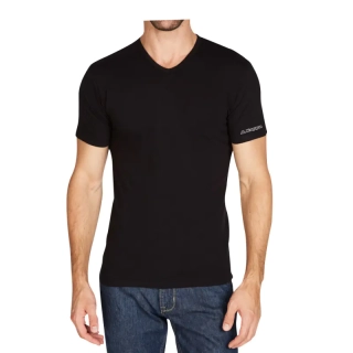 Футболка Kappa T-shirt Mezza Manica Scollo V черный Муж L K1315 Nero