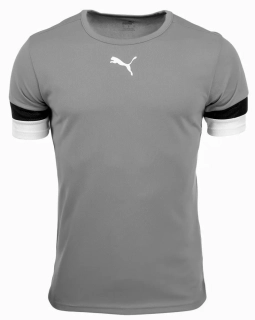 Футболка Puma teamRISE Jersey Jr сірий Діт 140 см 704938-13