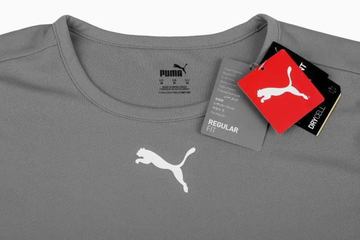 Футболка Puma teamRISE Jersey Jr серый Дет 140 см 704938-13 фото 4 — интернет-магазин Tapok
