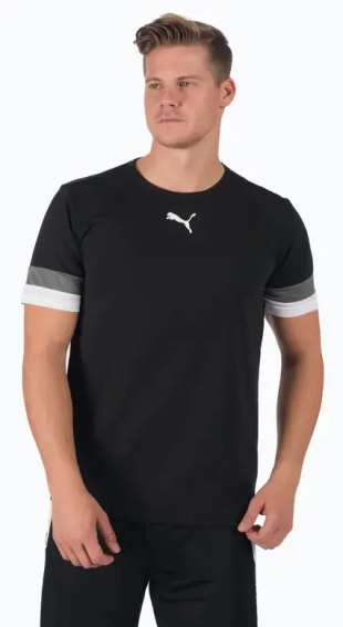 Футболка Puma teamRISE Jersey чорний Чол L 704932-03 фото 4 — інтернет-магазин Tapok