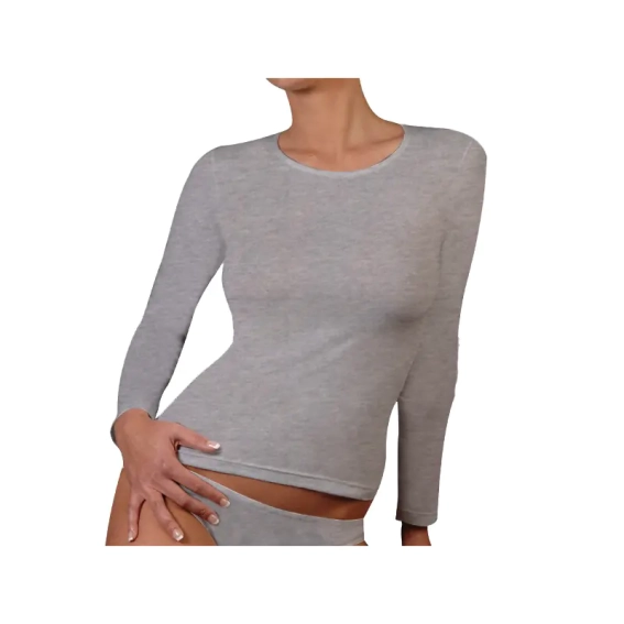 Футболка з довгим рукавом Kappa T-shirt Manica Lunga Girocollo сірий Жін L K2601 GrigioUnito фото 1 — інтернет-магазин Tapok