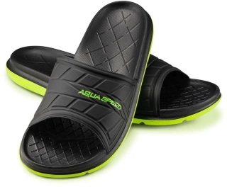 Шльопанці Aqua Speed ASPEN 8480 чорний, жовтий Чол 36 534-07