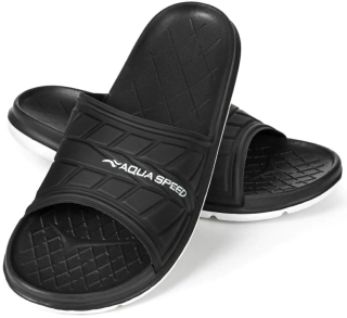 Шлепанцы Aqua Speed ASPEN 9334 черный, белый Чел 36 534-05